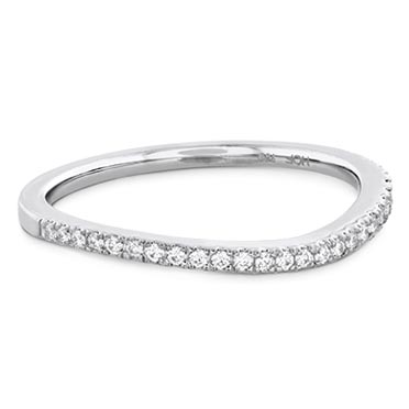 Shop curved women's wedding bands