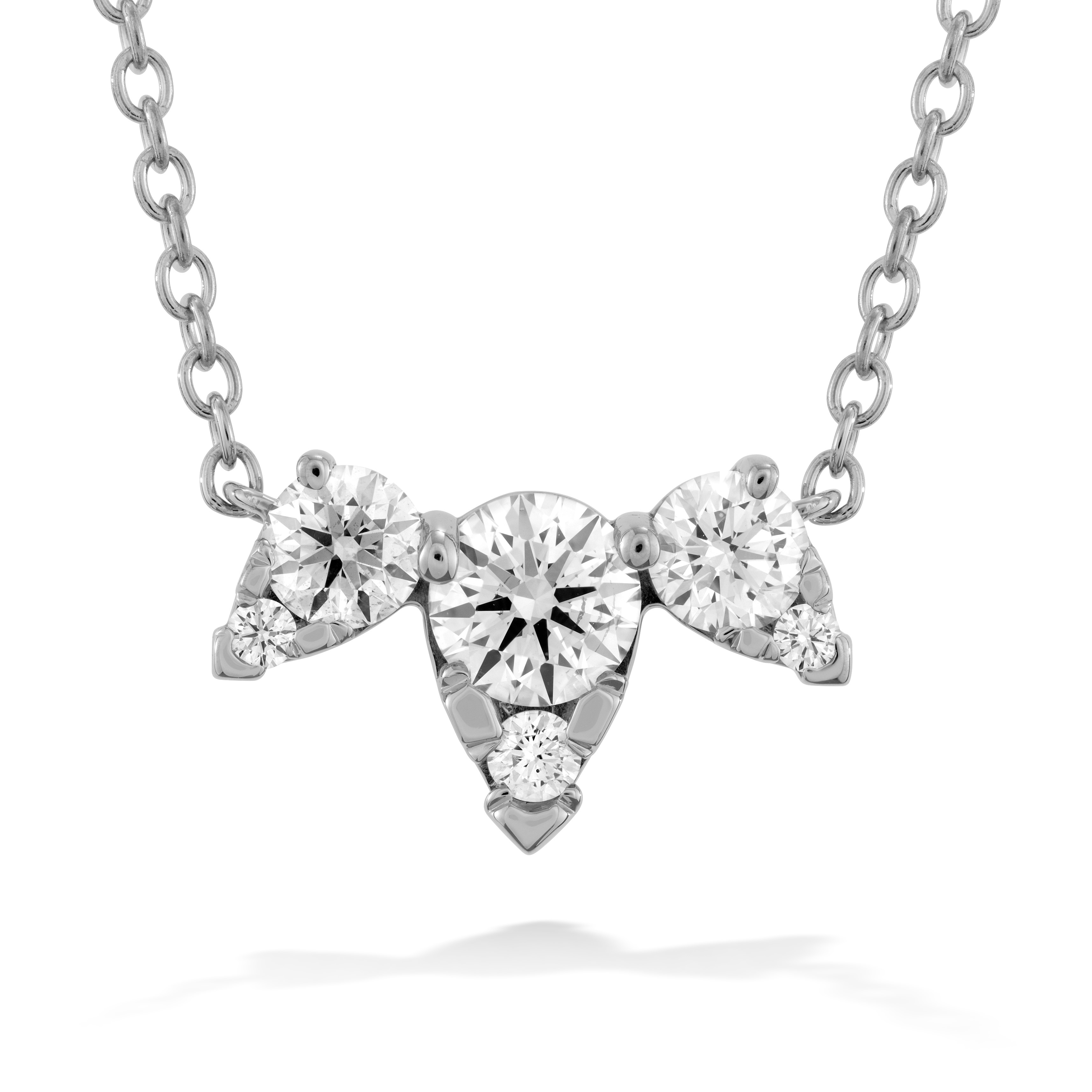Aerial Triple Diamond Necklace