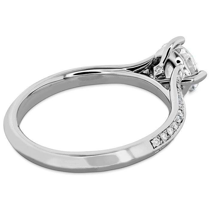 Camilla Pave Knife Edge Engagement Ring