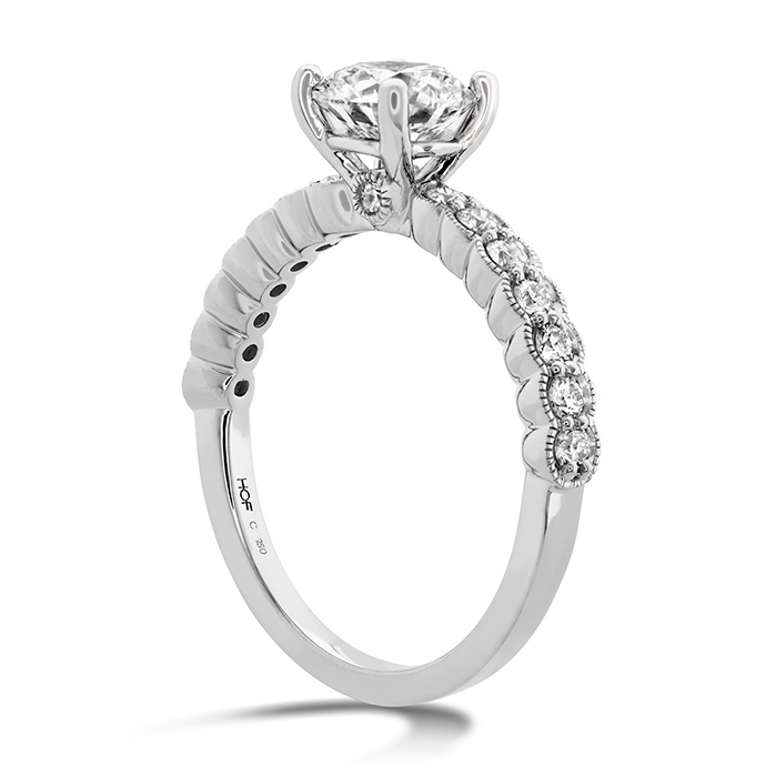 Isabelle Milgrain Engagement Ring