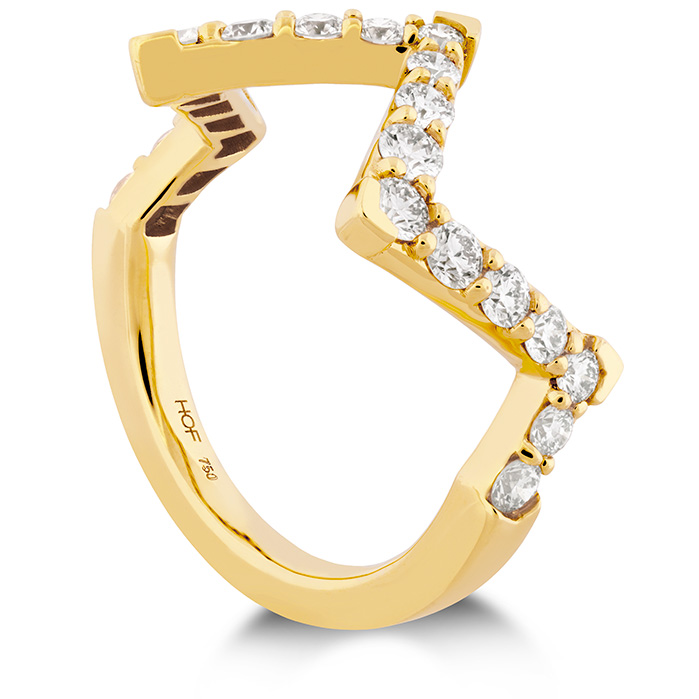 Triplicity Pointed Diamond Ring